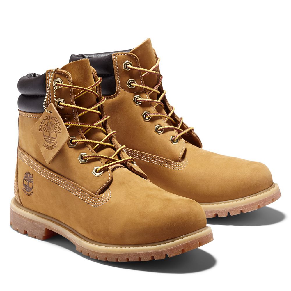 Bocanci 6-Inch Timberland Dama Maro - Waterville Waterproof - Romania - MHCSAI102